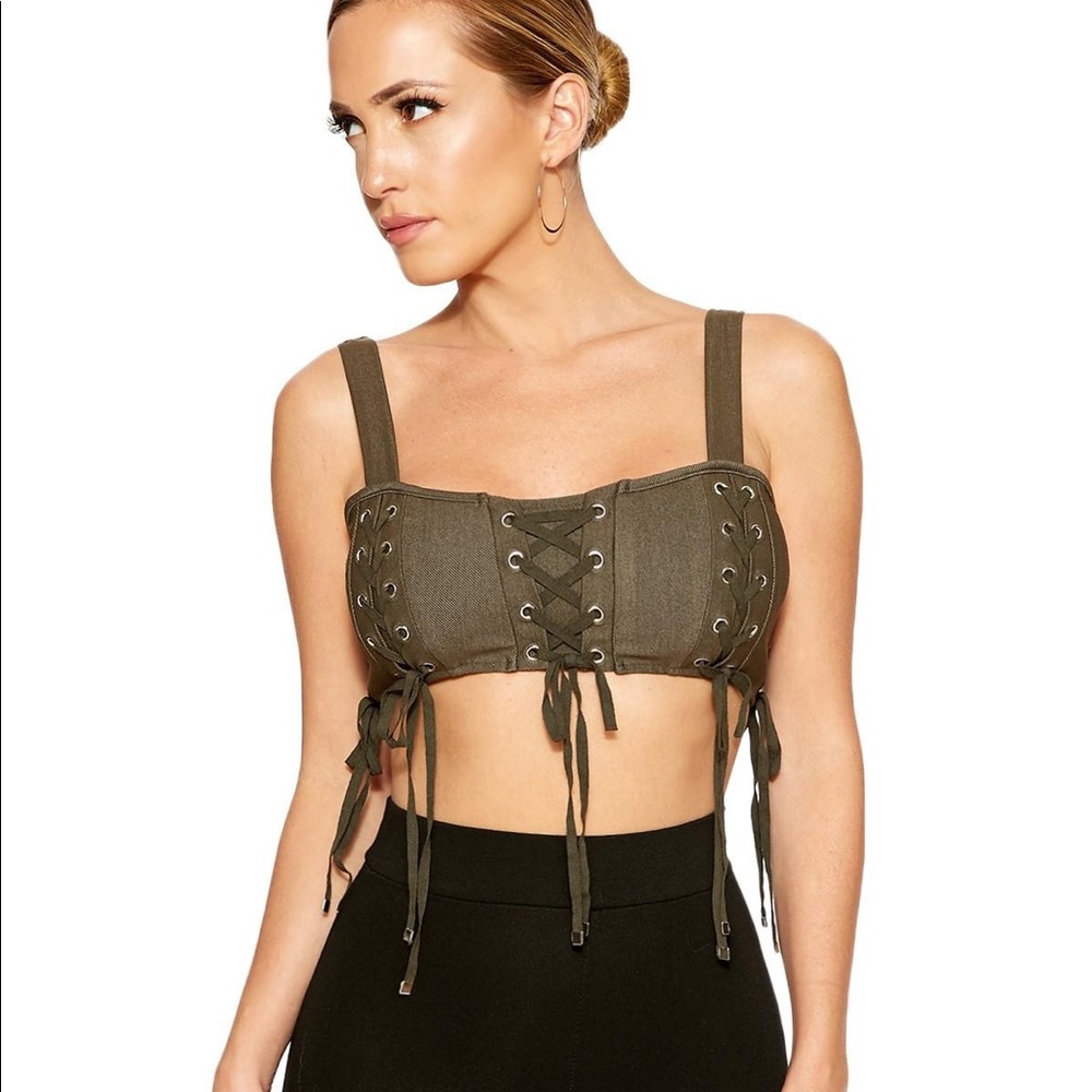 Naked wardrobe bralette top